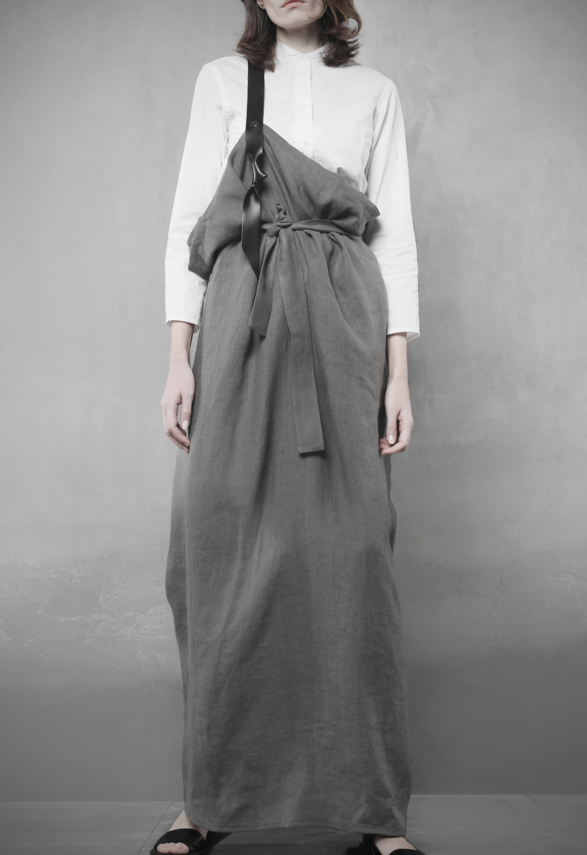 avant garde skirt, avant garde dress, avant garde clothing, linen skirt, linen clothing, linen dress, linne dungarees, pinafore skirt, japanese avant garde clothing, linen jumpsuit,